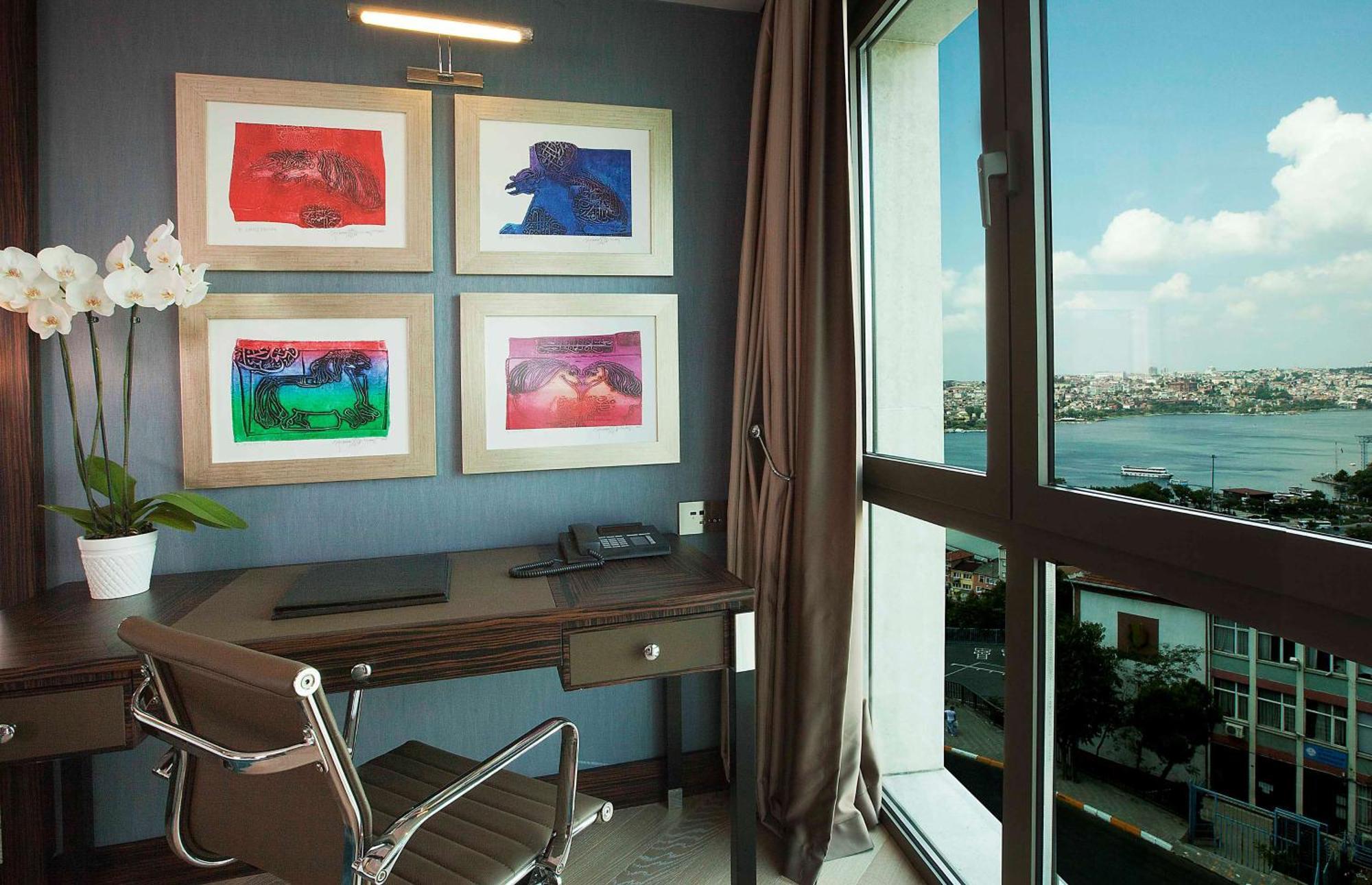 Executive Zimmer mit Blick auf das Goldene Horn