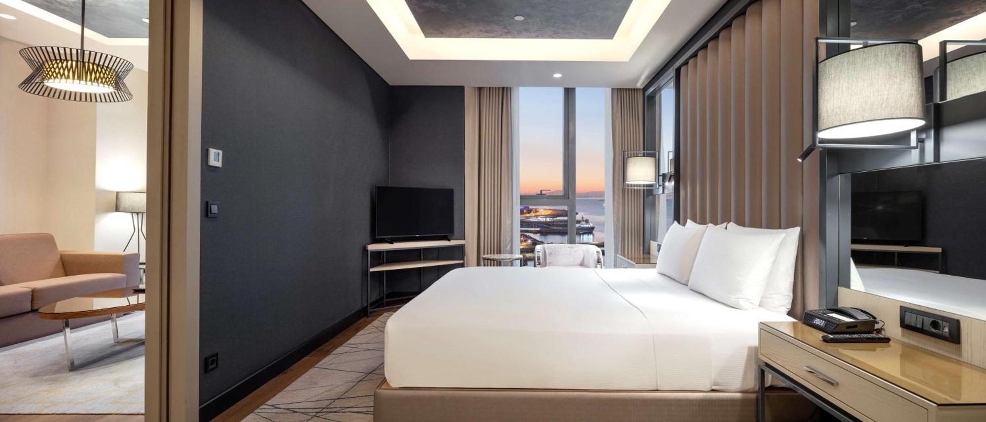 Suite mit 1 Schlafzimmer mit Meerblick